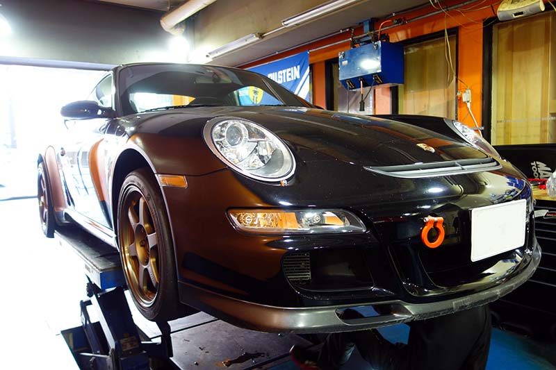 ポルシェ997GT3のサーキットでのブレーキ熱対策・強化 PFCブレーキ