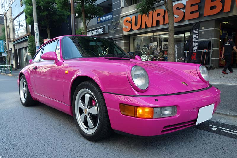 ポルシェ964カレラ2にフックスアロイホイール 17インチを装着 | SUNRISE Blvd.