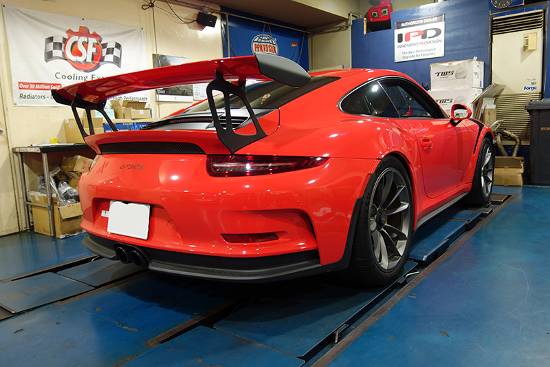 ポルシェ991.1 GT3RS サーキット走行向けに PCCBブレーキからPFCブレーキキット取付 | SUNRISE Blvd.