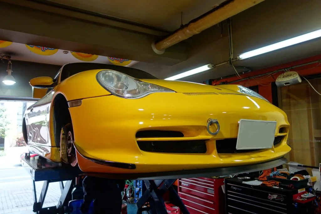 ポルシェ 996GT3 オイル交換 タイヤ交換