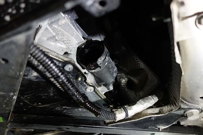 マカン トランスファーオイル交換