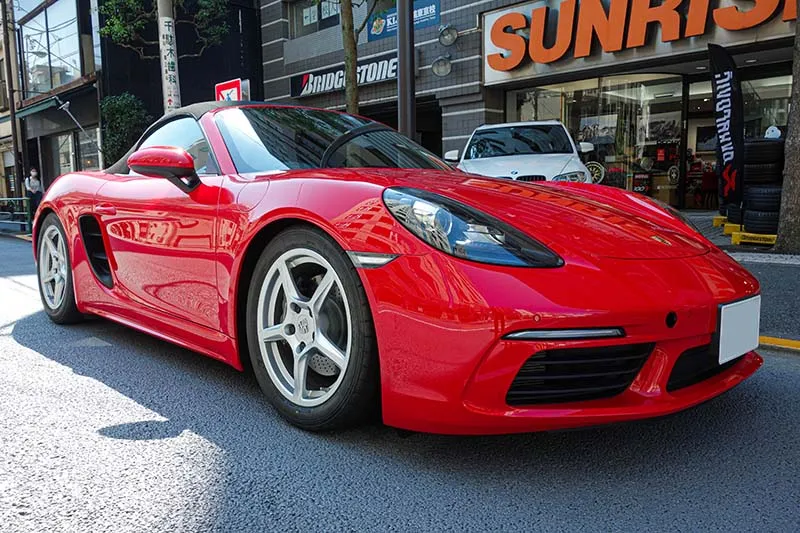 718 cayman KW サスペンション