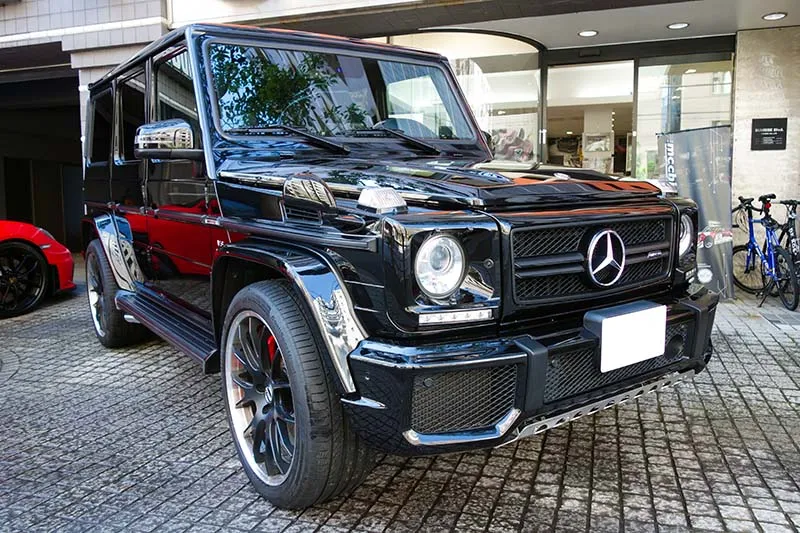 G63 AMG サスペンション交換