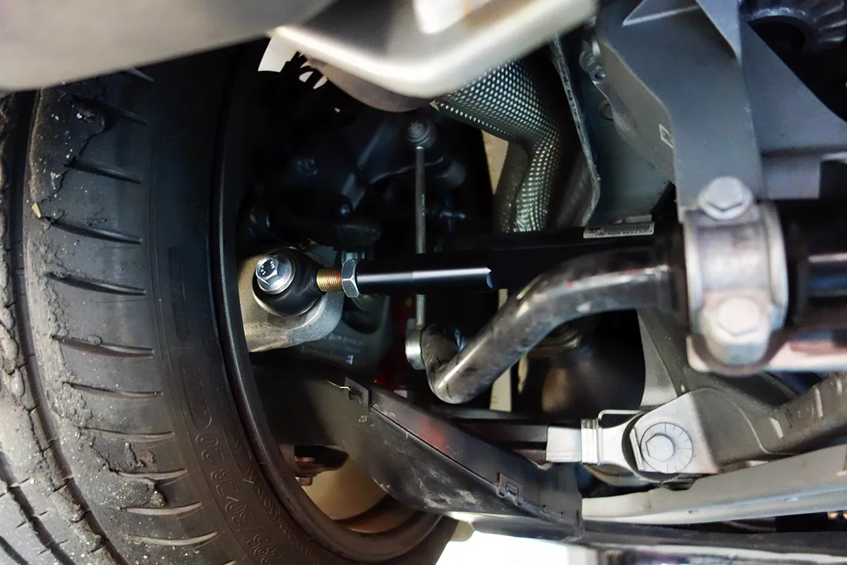 ポルシェ ケイマンGT4 サスペンションセッティング