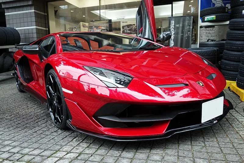 aventador SVJ シート交換
