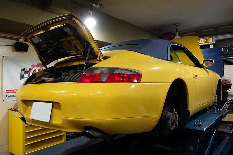 ポルシェ 996カレラ4S 車検整備