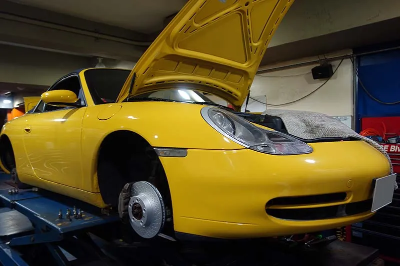 ポルシェ 996カレラ4S 車検整備
