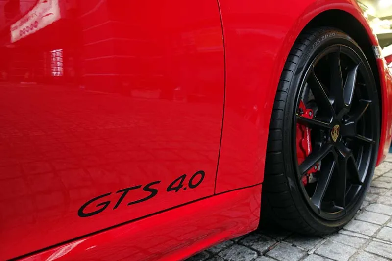 718 GTS 4.0 プロテクションフィルム施工