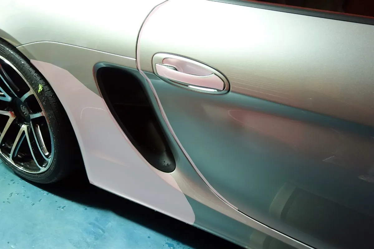 ポルシェ プロテクションフィルム施工