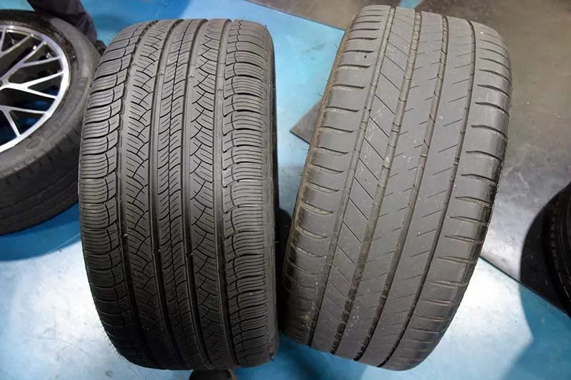 マカン タイヤ交換 ミシュランタイヤ