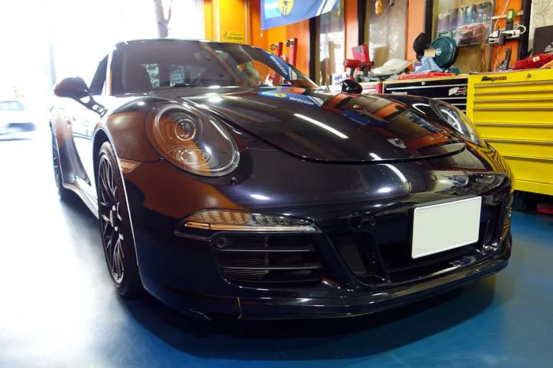 991カレラGTS ステアリング交換