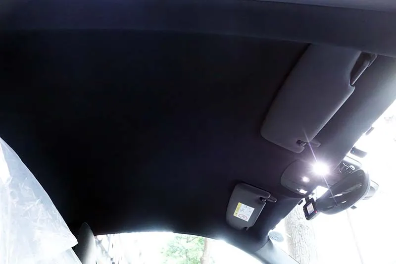 981 cayman ルーフラインング修理