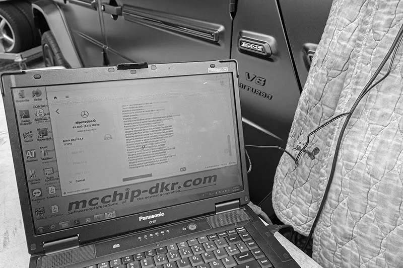 G63 AMG W463A ECU akrapovic