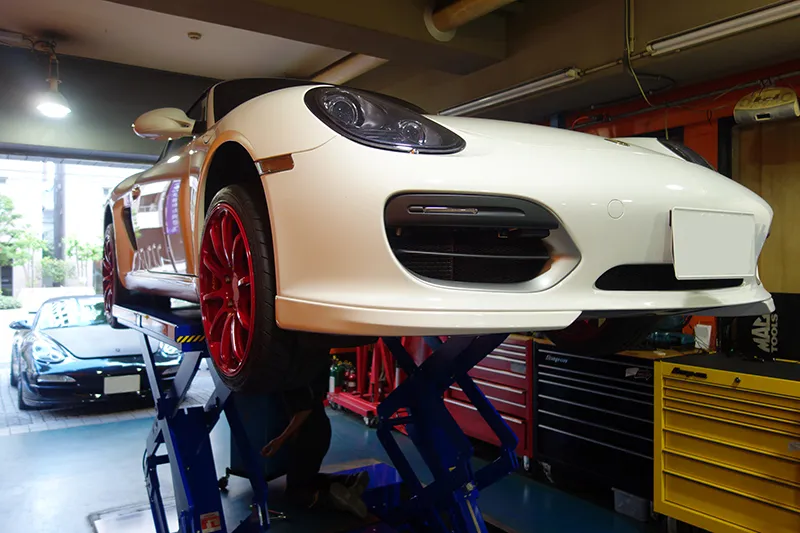 987 spyder オイル交換