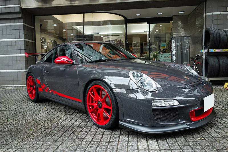 porsche 997GT3RS アライメント調整