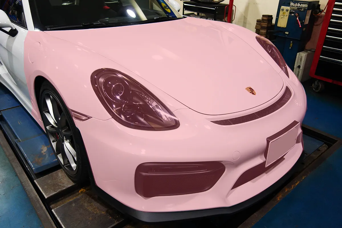 ポルシェ プロテクションフィルム施行