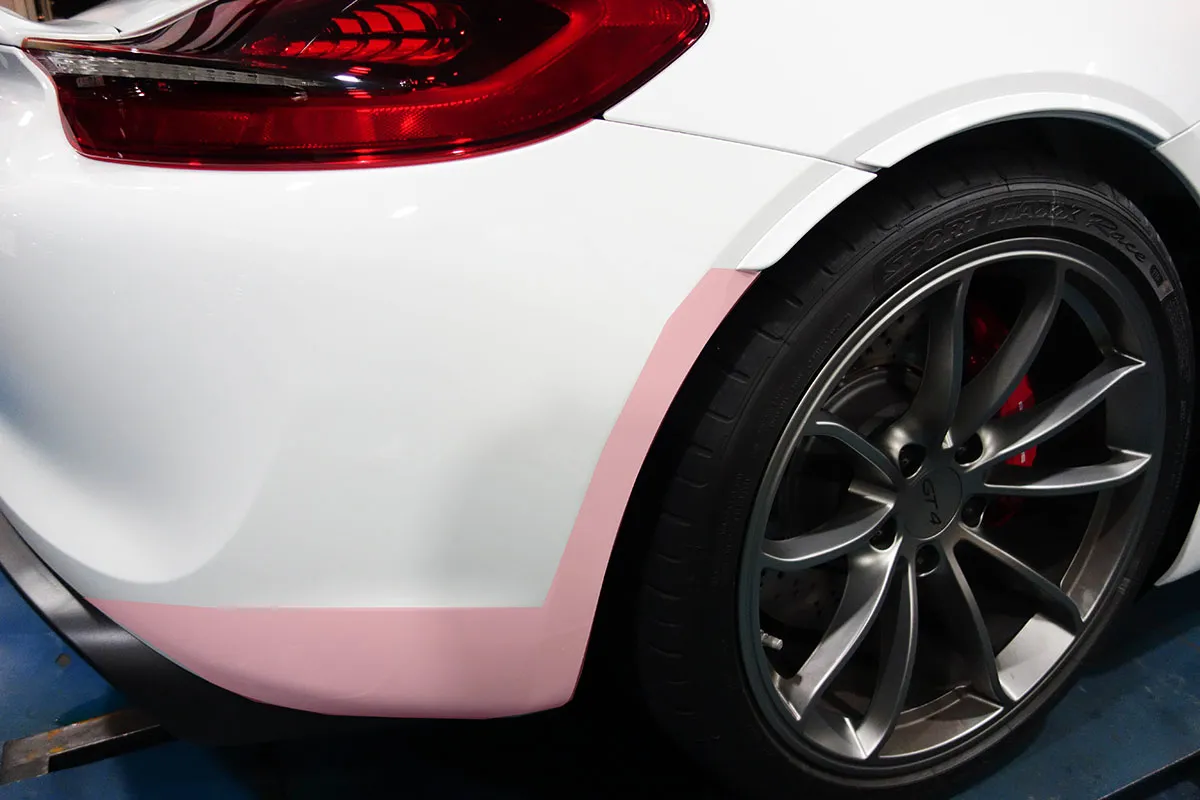 ポルシェ プロテクションフィルム施行