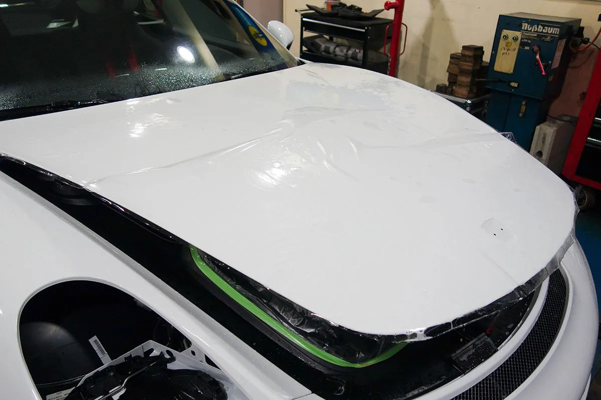 ポルシェ プロテクションフィルム施行