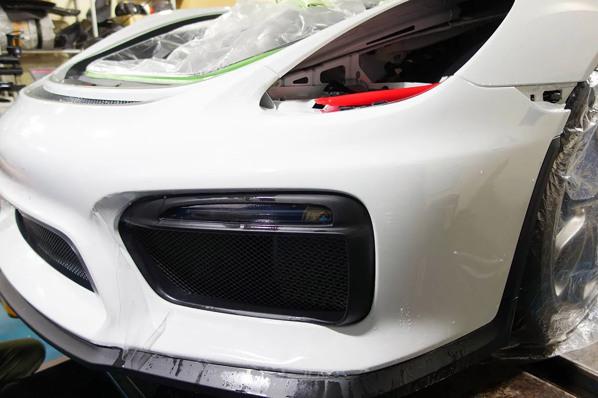 ポルシェ プロテクションフィルム施行