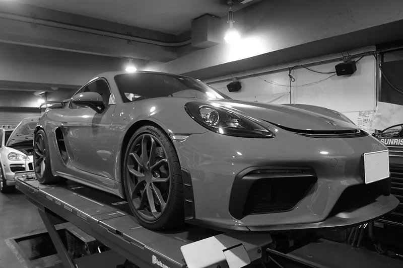 porsche エンジンオイル交換