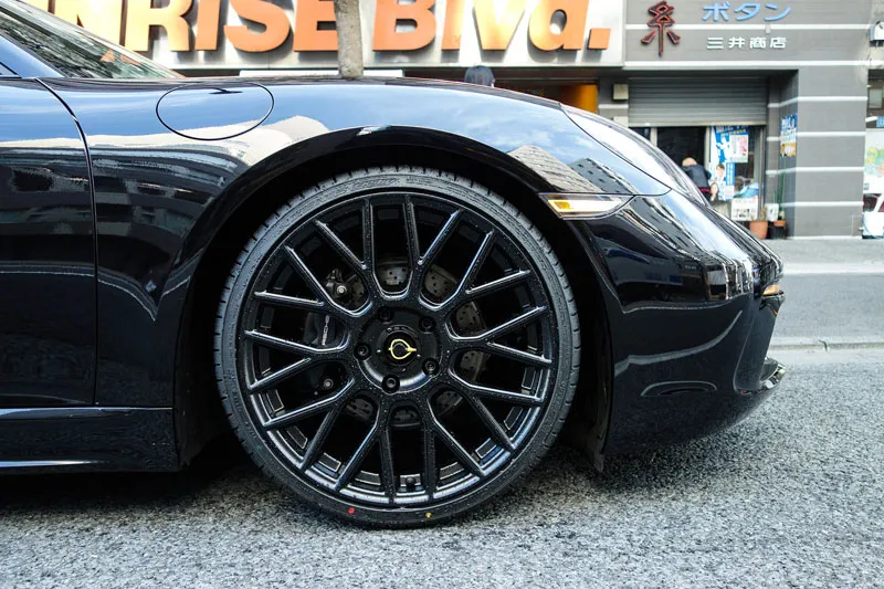 718ケイマン ホイール交換 マフラー交換