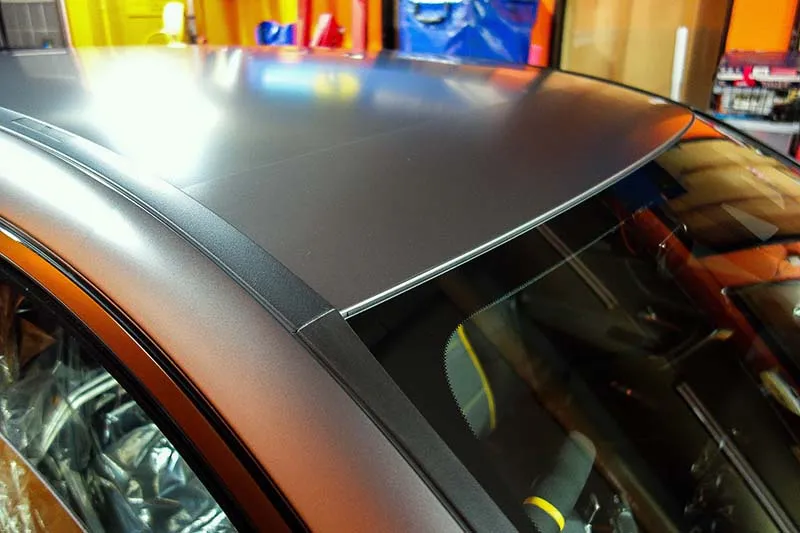 マット専用プロテクションフィルム施工