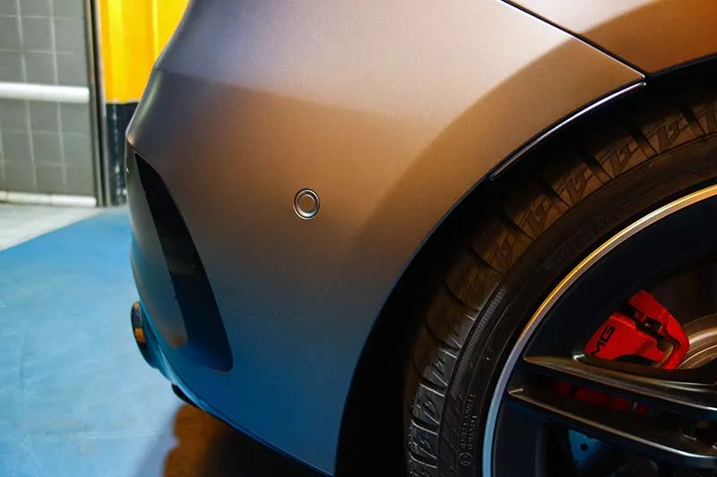 マット専用プロテクションフィルム施工