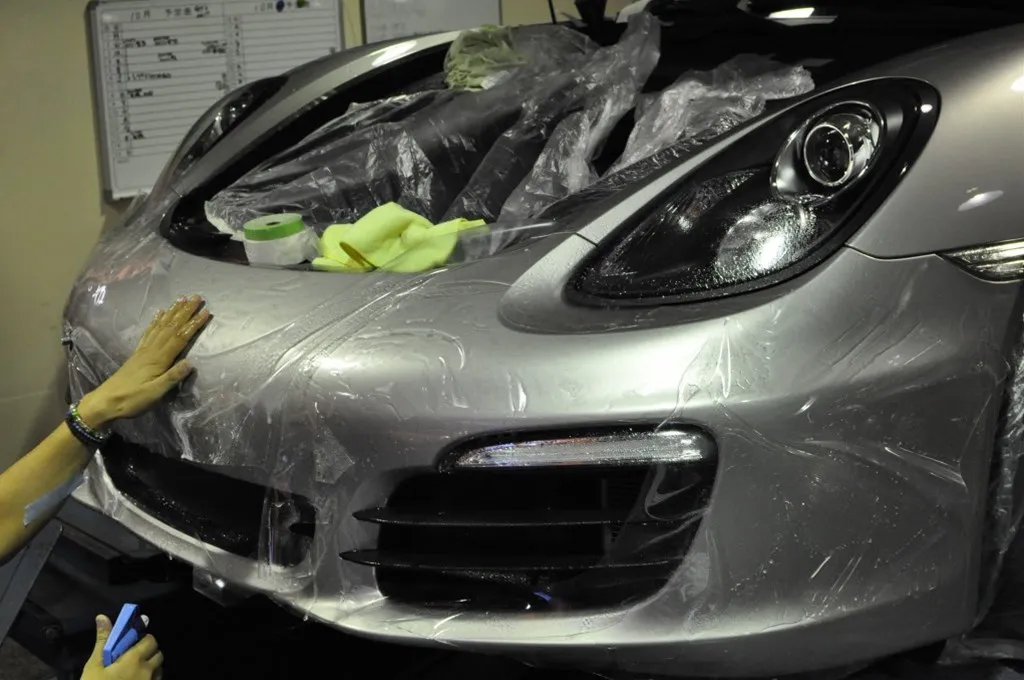ポルシェ プロテクションフィルム施工