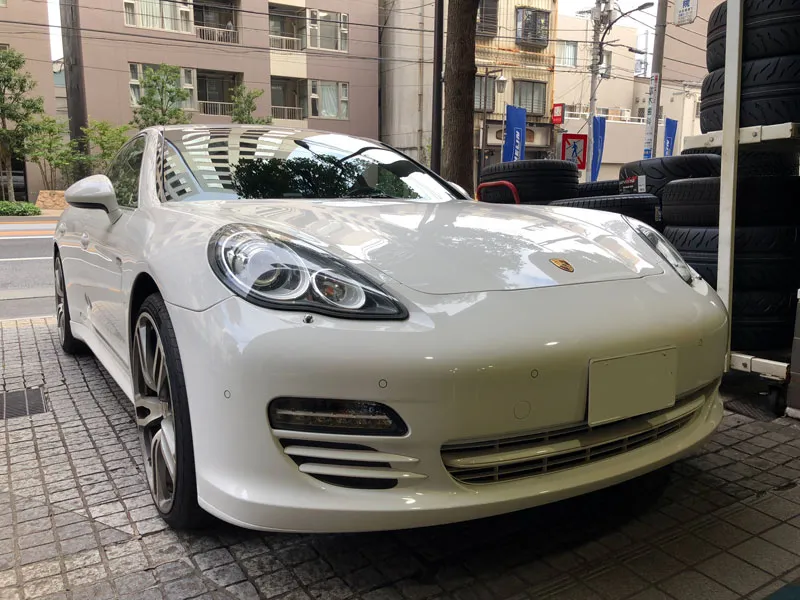 パナメーラ ストーンガード張替え