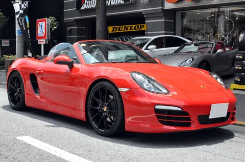 porsche 981ボクスター ローダウン