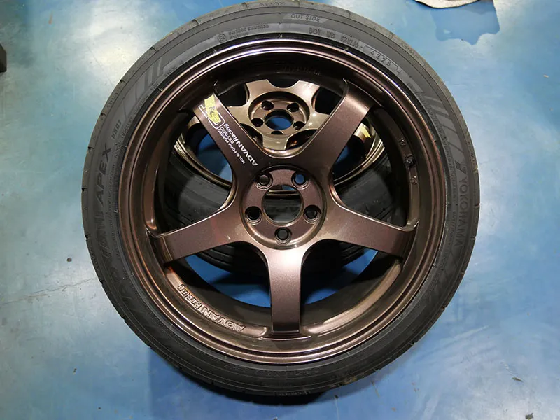 GR86 advan racing ホイール交換