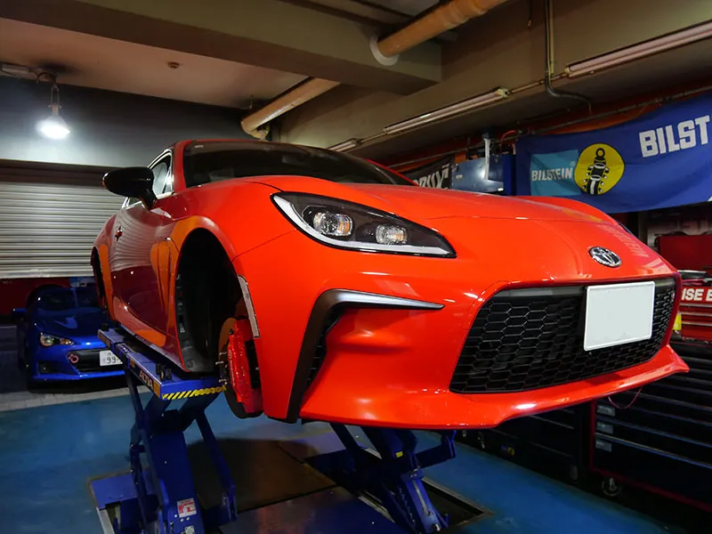 GR86 advan racing ホイール交換