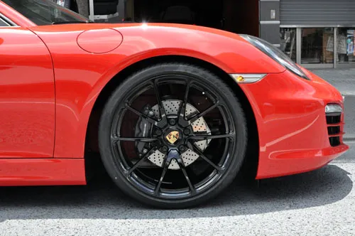 porsche 981ボクスター ローダウン