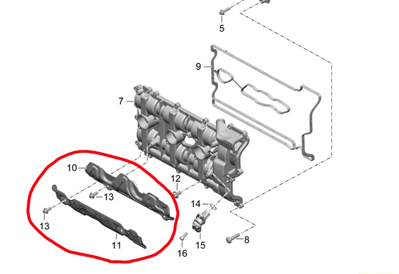981ケイマン ミスファイア修理 熱対策