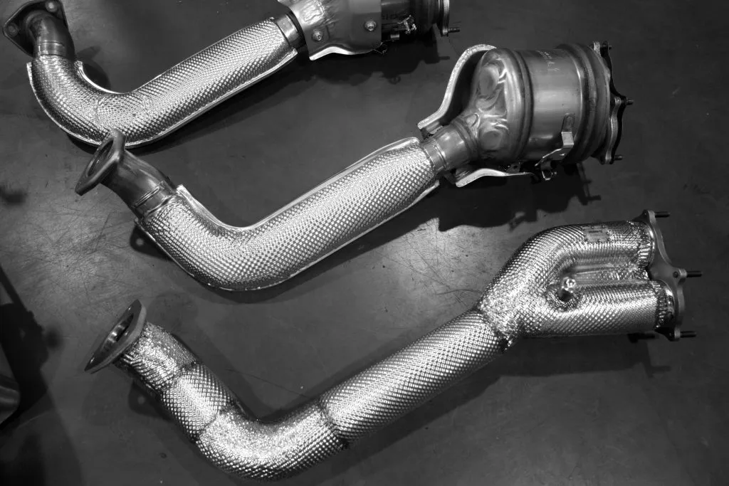 ポルシェ 718ケイマンGT4 マフラー交換 ECUチューニング