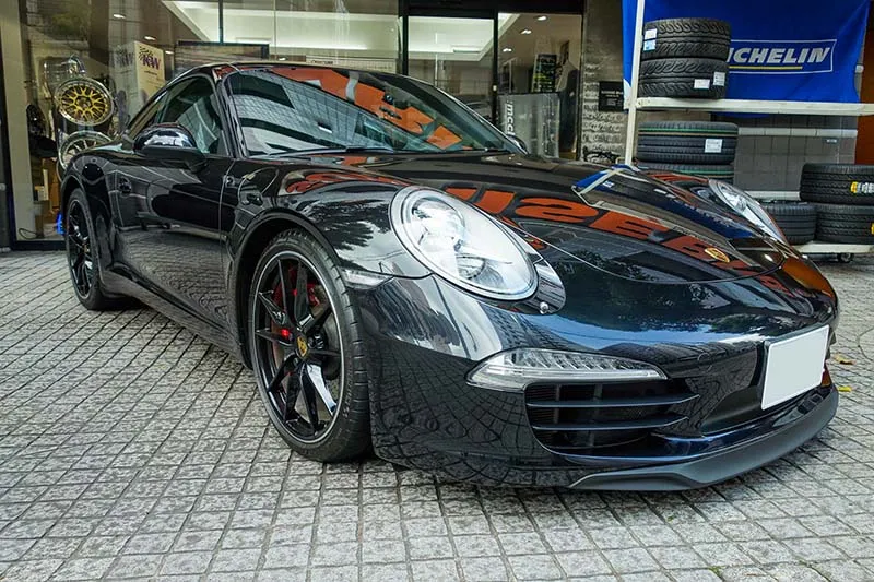 ポルシェ 991カレラS スポーツエキゾースト取付