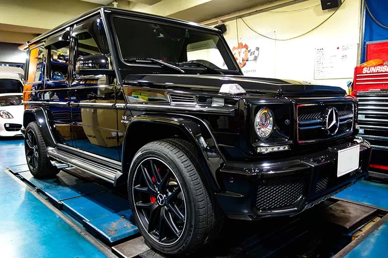 g63 amg マフラー交換