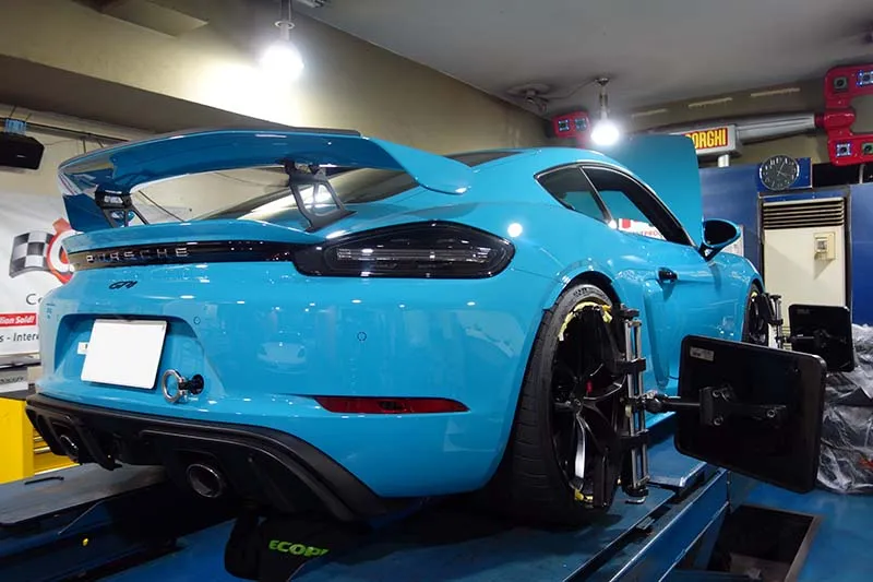 718ケイマンGT4 サーキットセッティング