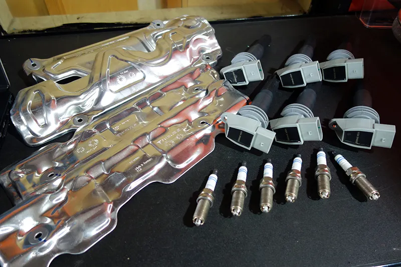 981ケイマン ミスファイア修理 熱対策