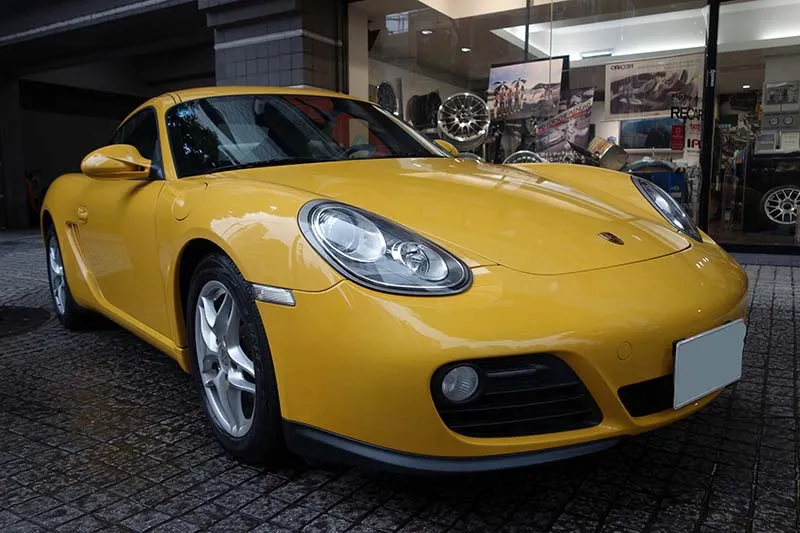 ポルシェ ケイマン ルーフライニング修理