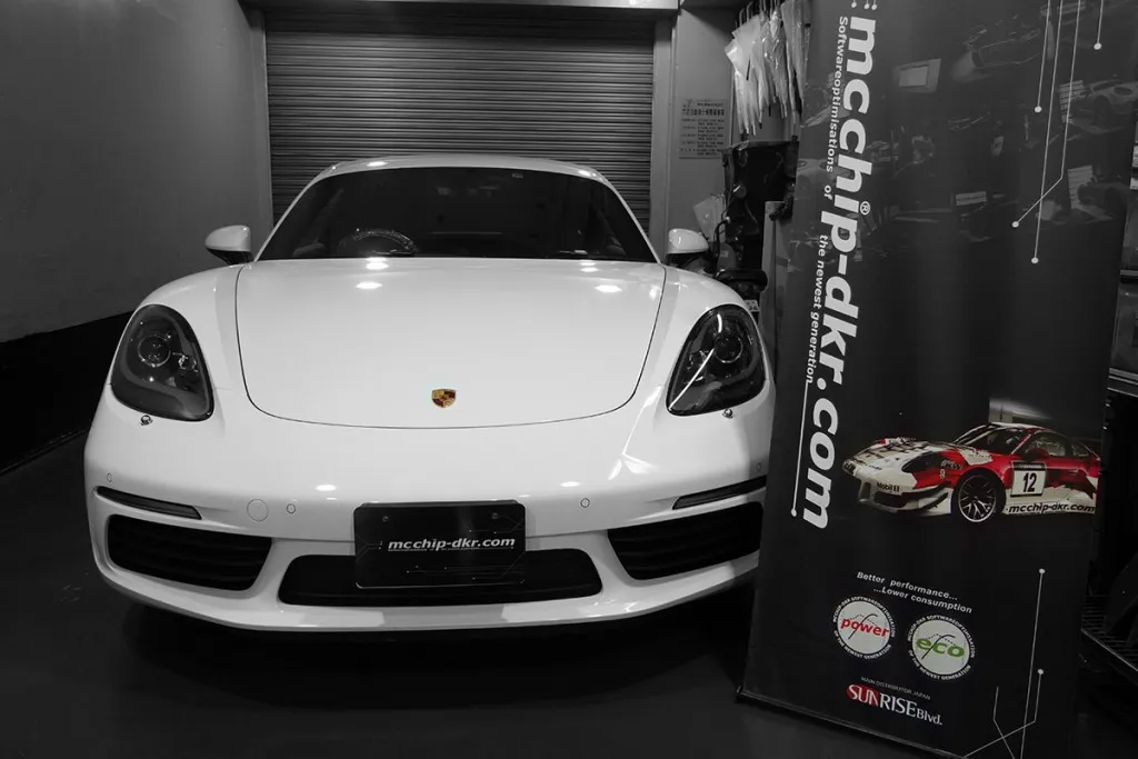 porsche 718ケイマンS ECUチューニング