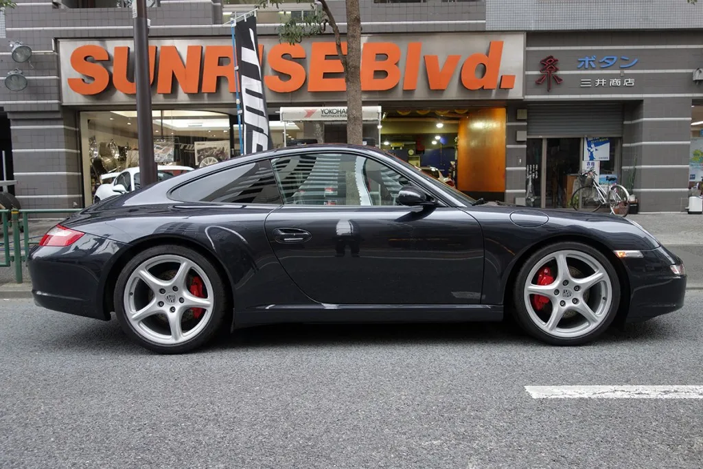 ポルシェ 997 足回りリフレッシュ作業