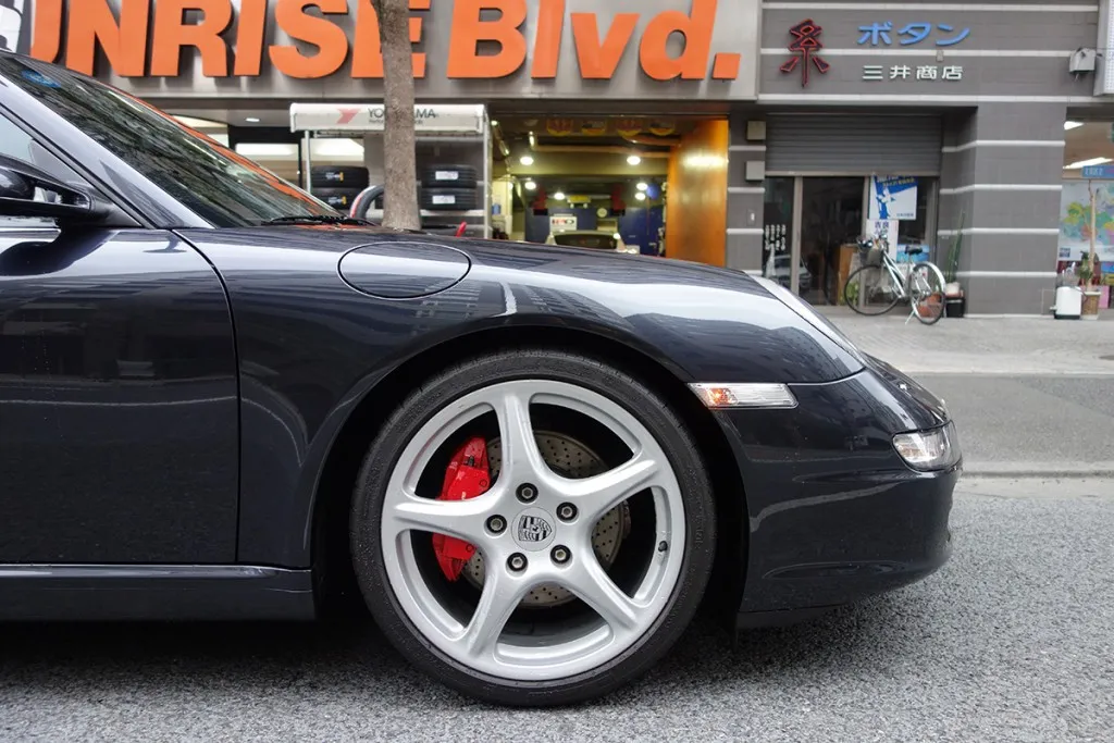 ポルシェ 997 足回りリフレッシュ作業