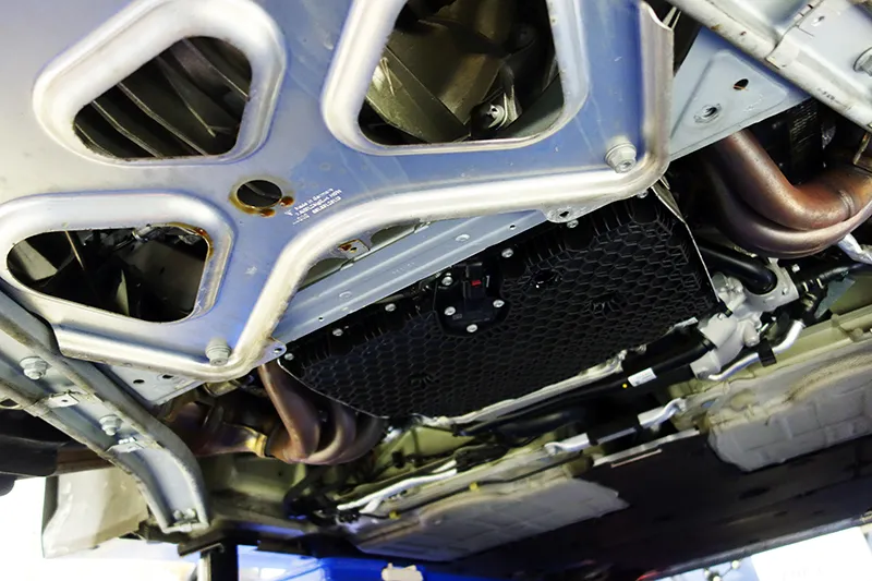 718スパイダー オイル交換 エンジンオイル