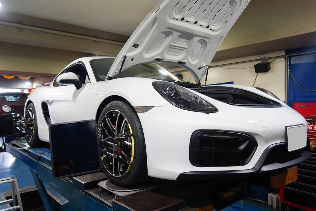 porshce 981GTS ADVAN AVS F50