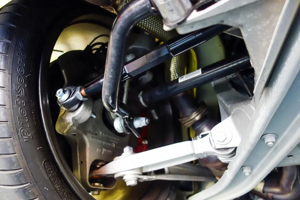 ポルシェ ケイマンGT4 サーキット走行 セッティング