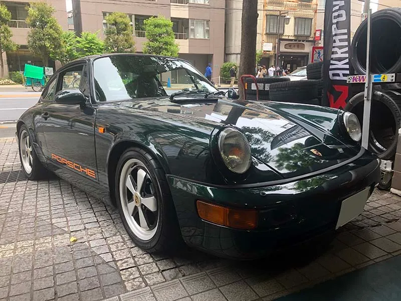 ポルシェ 964カレラ リチウムイオンバッテリー交換