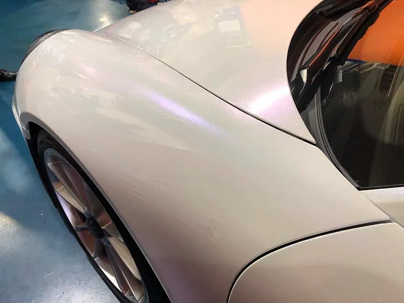 991 gt3 プロテクションフィルム施工