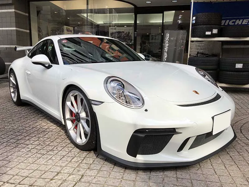 991 gt3 プロテクションフィルム施工