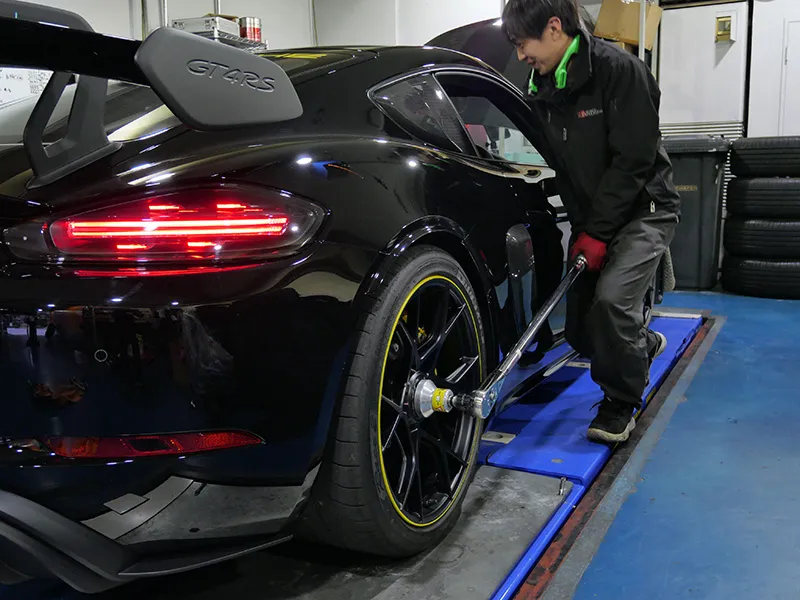 718caymanGT4RS サーキット セッティング